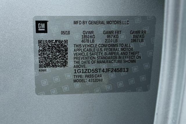 Photo of 2018 Silver Ice Metallic Chevrolet Malibu