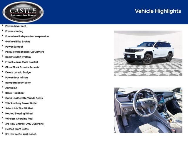 Photo of 2025 Bright White Clearcoat Jeep Grand Cherokee L