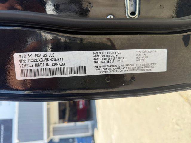 Photo of 2022 Pitch Black Clearcoat Dodge Charger