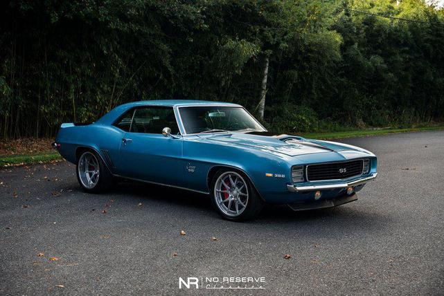 Photo of 1969 LeMans Blue w/ Black Stripes Chevrolet Camaro
