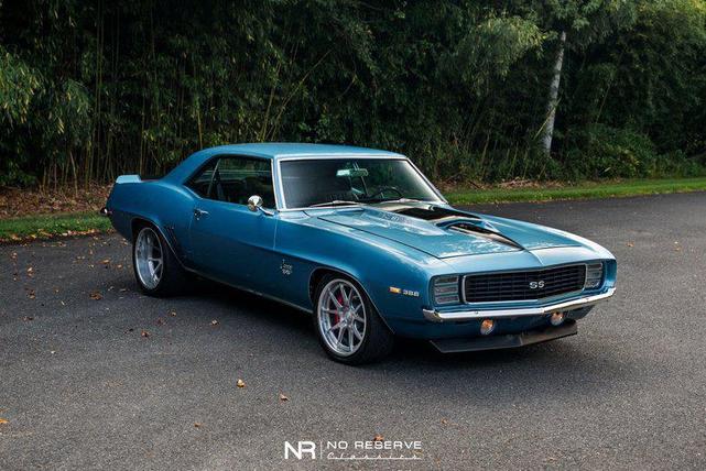 Photo of 1969 LeMans Blue w/ Black Stripes Chevrolet Camaro