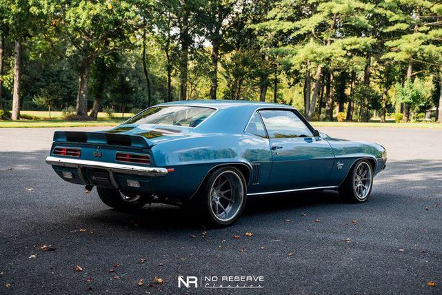 Photo of 1969 LeMans Blue w/ Black Stripes Chevrolet Camaro