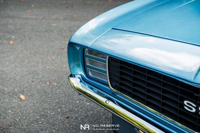 Photo of 1969 LeMans Blue w/ Black Stripes Chevrolet Camaro