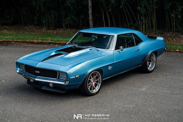 Photo of 1969 LeMans Blue w/ Black Stripes Chevrolet Camaro