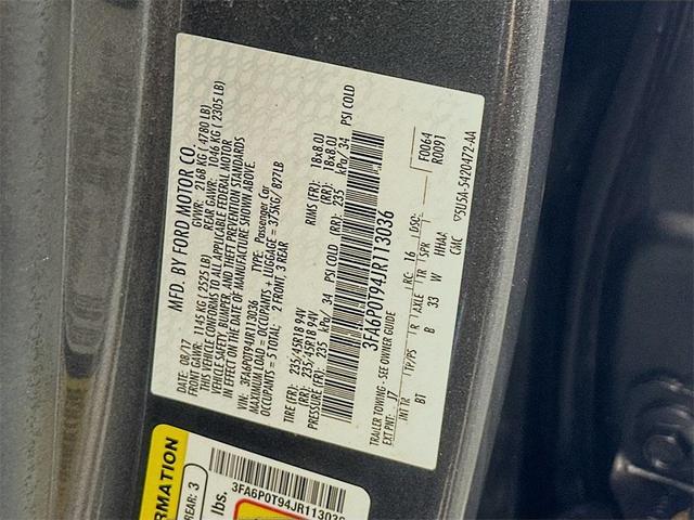 Photo of 2018 Magnetic Ford Fusion