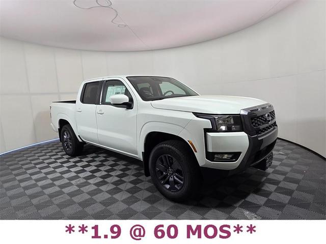 Photo of 2025 Glacier White Nissan Frontier