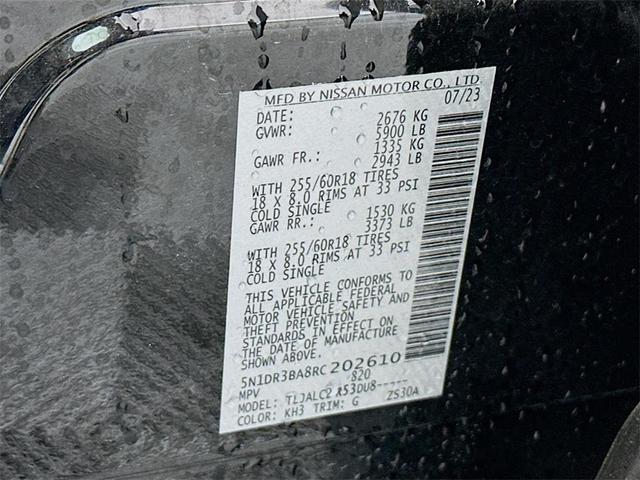 Photo of 2024 Black Nissan Pathfinder