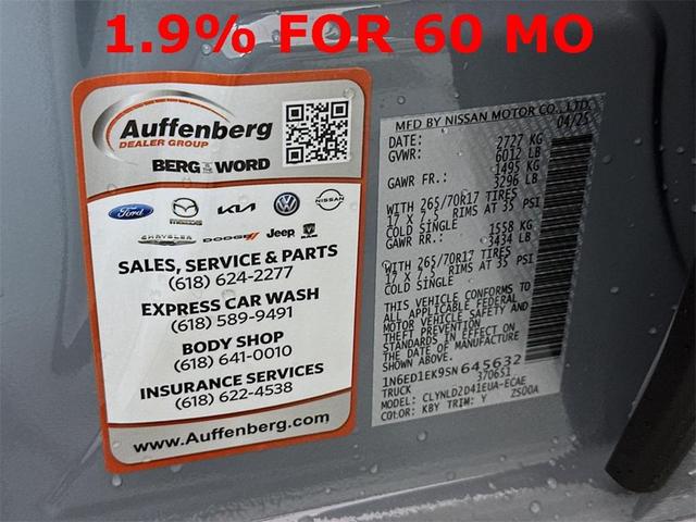 Photo of 2025 Boulder Gray Metallic Nissan Frontier