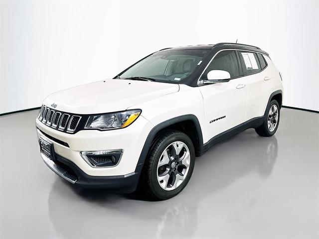 Photo of 2021 Pearl White Tri-Coat Jeep Compass
