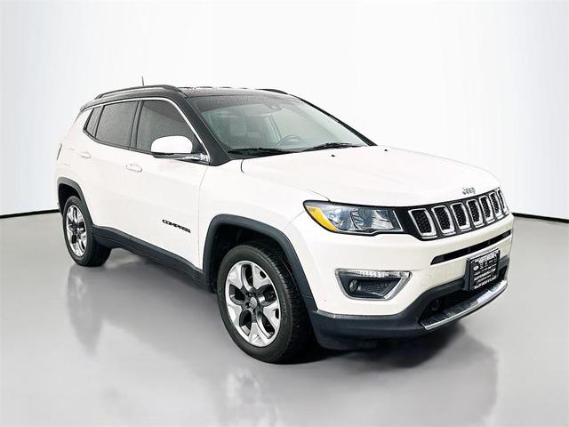 Photo of 2021 Pearl White Tri-Coat Jeep Compass
