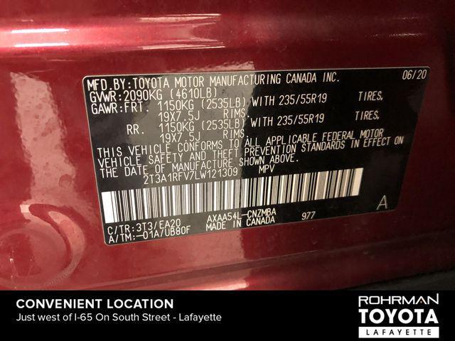 Photo of 2020 Ruby Flare Pearl Toyota RAV4