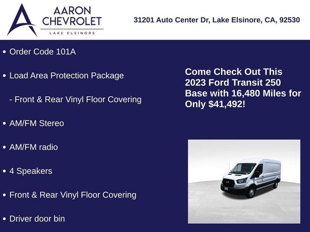 Photo of 2023 OXFORD WHITE Ford Transit-250