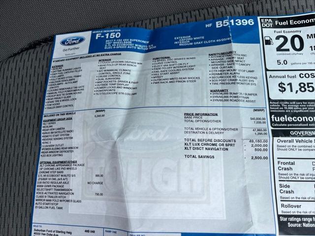 Photo of 2017 Oxford White Ford F-150