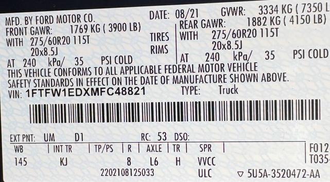 Photo of 2021 Black Ford F-150