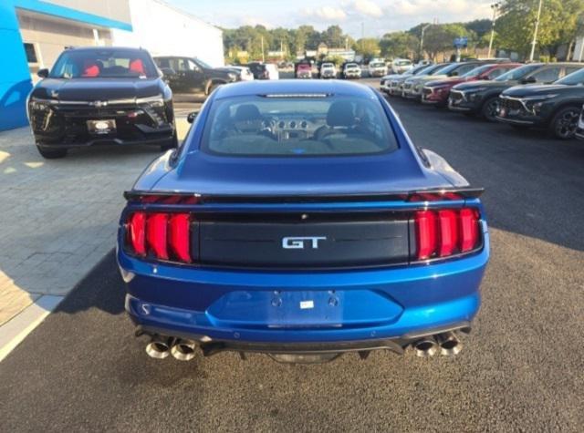 Photo of 2018 Lightning Blue Ford Mustang