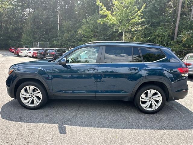 Photo of 2021 Tourmaline Blue Metallic Volkswagen Atlas