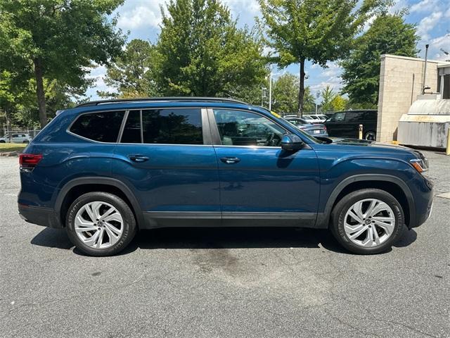 Photo of 2021 Tourmaline Blue Metallic Volkswagen Atlas