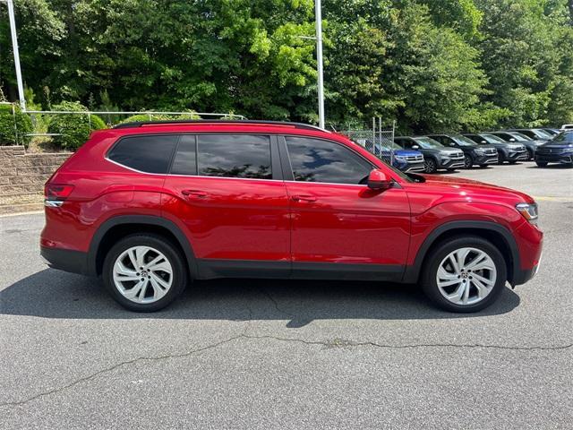 Photo of 2021 Aurora Red Metallic Volkswagen Atlas