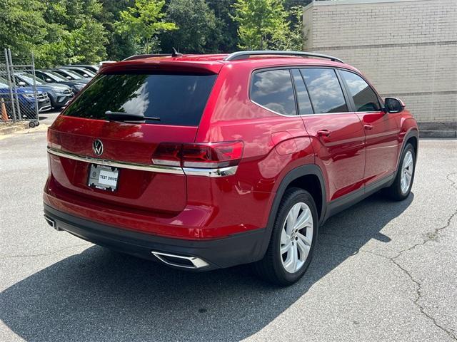 Photo of 2021 Aurora Red Metallic Volkswagen Atlas