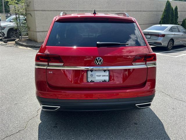 Photo of 2021 Aurora Red Metallic Volkswagen Atlas