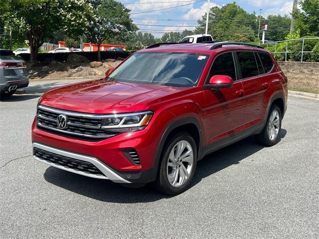 Photo of 2021 Aurora Red Metallic Volkswagen Atlas