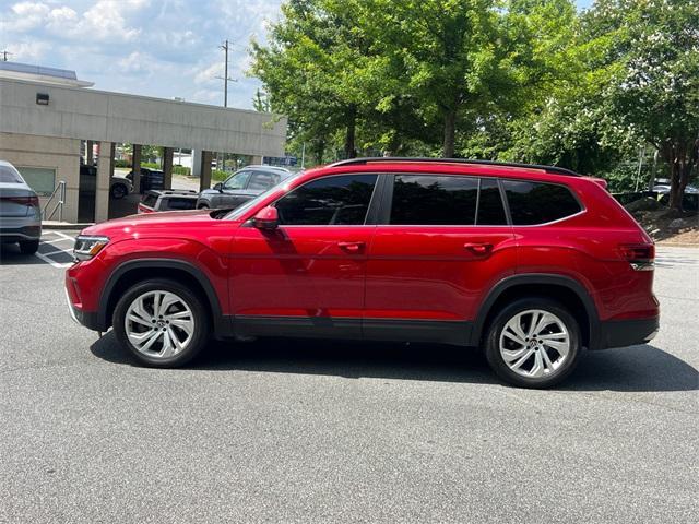 Photo of 2021 Aurora Red Metallic Volkswagen Atlas