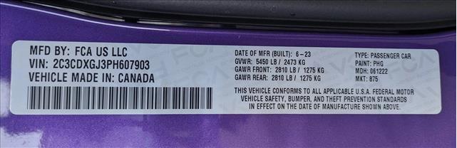 Photo of 2023 Plum Crazy Pearlcoat Dodge Charger