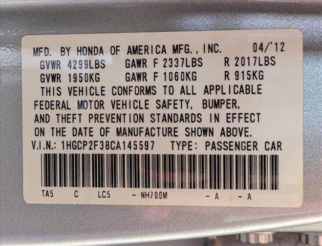 Photo of 2012  Honda Accord