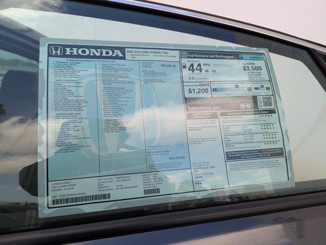 Photo of 2025 Meteorite Gray Metallic Honda Accord Hybrid