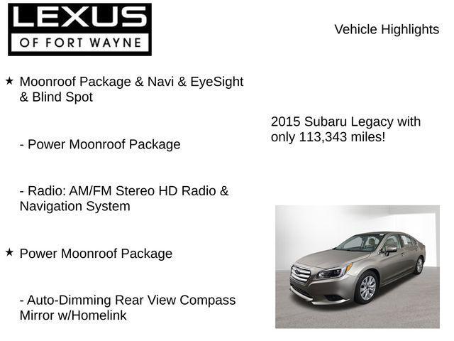 Photo of 2015 Tungsten Metallic Subaru Legacy