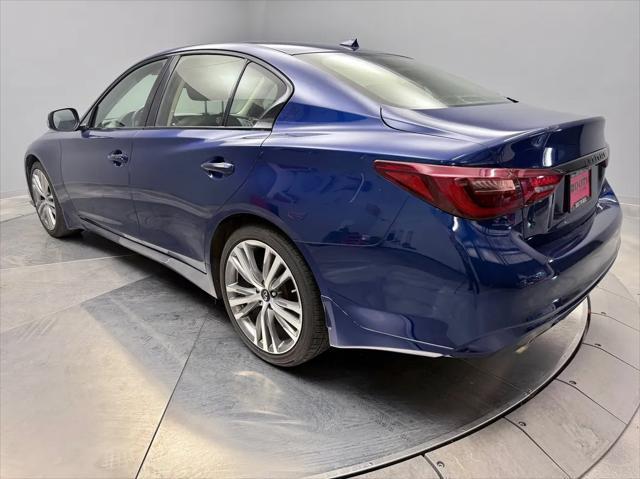 Photo of 2018 Blue INFINITI Q50