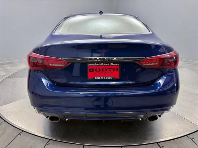 Photo of 2018 Blue INFINITI Q50