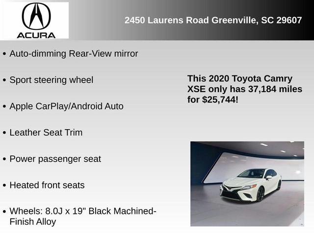 Photo of 2020 Wind Chill Pearl Toyota Camry