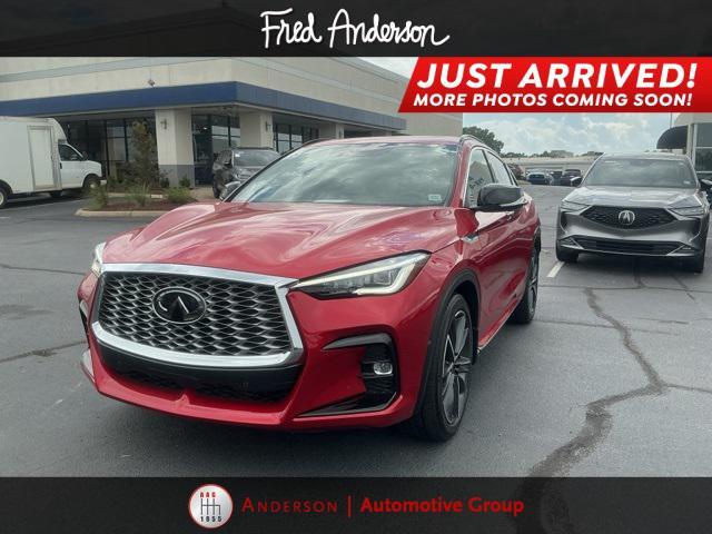 Photo of 2023 Dynamic Sunstone Red INFINITI QX55