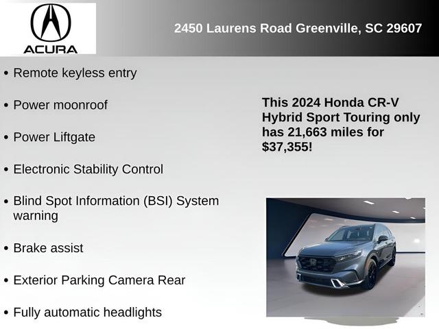 Photo of 2024 Meteorite Gray Metallic Honda CR-V Hybrid