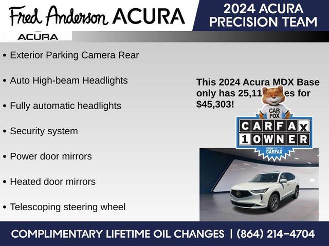 Photo of 2024 Platinum White Pearl Acura MDX