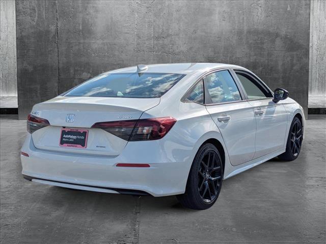 Photo of 2025 Platinum White Pearl Honda Civic Hybrid