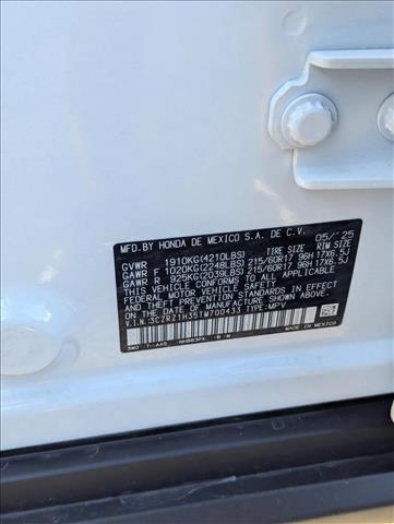 Photo of 2026 Platinum White Pearl Honda HR-V