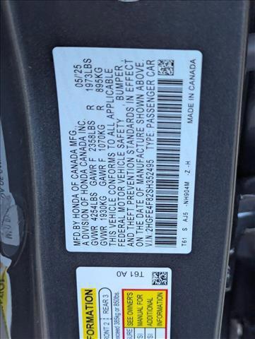 Photo of 2025 Meteorite Gray Metallic Honda Civic Hybrid