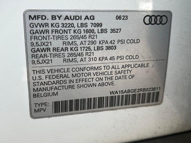 Photo of 2024 Glacier White Metallic Audi Q8 e-tron