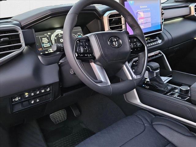 Photo of 2025 Midnight Black Metallic Toyota Tundra Hybrid