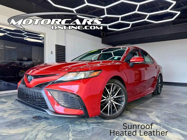 Photo of 2023 Supersonic Red Toyota Camry Hybrid