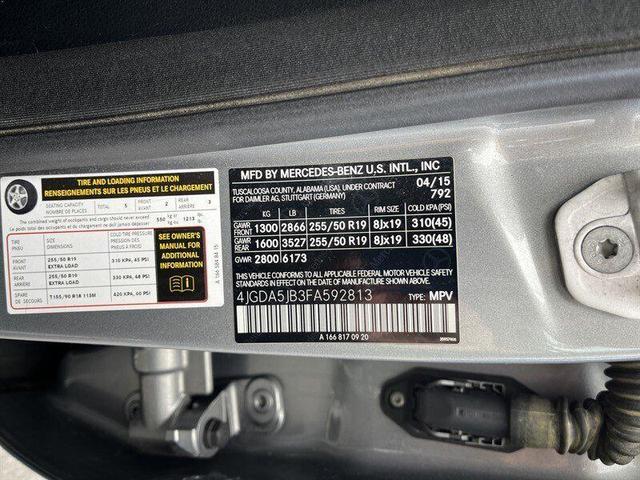 Photo of 2015 Palladium Silver Metallic Mercedes-Benz M-Class