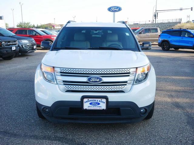 Photo of 2013 White Platinum Metallic Tri-Coat Ford Explorer