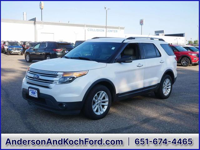 Photo of 2013 White Platinum Metallic Tri-Coat Ford Explorer