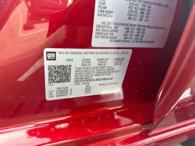 Photo of 2022 Cherry Red Tintcoat Chevrolet Silverado 1500
