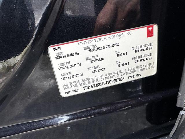 Photo of 2016 BLACK Tesla Model X