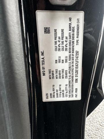 Photo of 2020 Solid Black Tesla Model 3