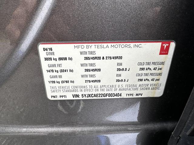 Photo of 2016 BROWN Tesla Model X