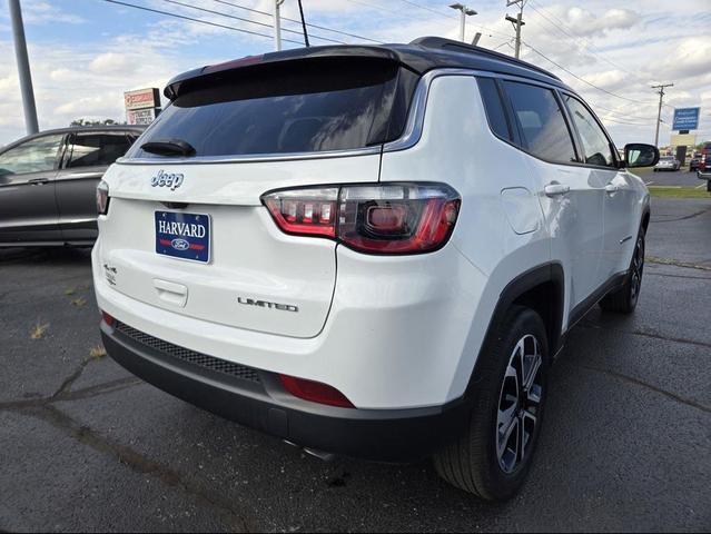 Photo of 2022 Bright White Clearcoat Jeep Compass